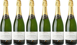 Champagne H Blin Adnams Champagne Brut 6-bottle case