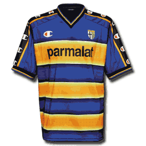 Champion 01-02 Parma Home Euro shirt