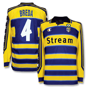 Champion 99-00 Parma Home L/S Shirt   Breda 4 - Grade 9
