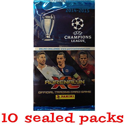 Champions League Panini Champions League 2014-15 Trading Cards 10 packs (90 cards) UK version