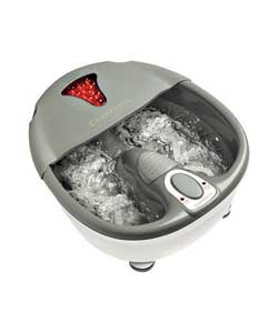Vibrating Bubble Action Deluxe Foot Spa