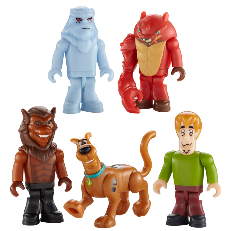 Character Bldg 5 Figure Display Brix - Scooby