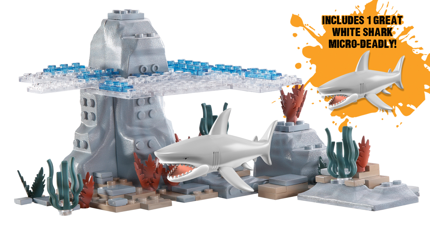 Character Building D60 - Mini Playset - Shark