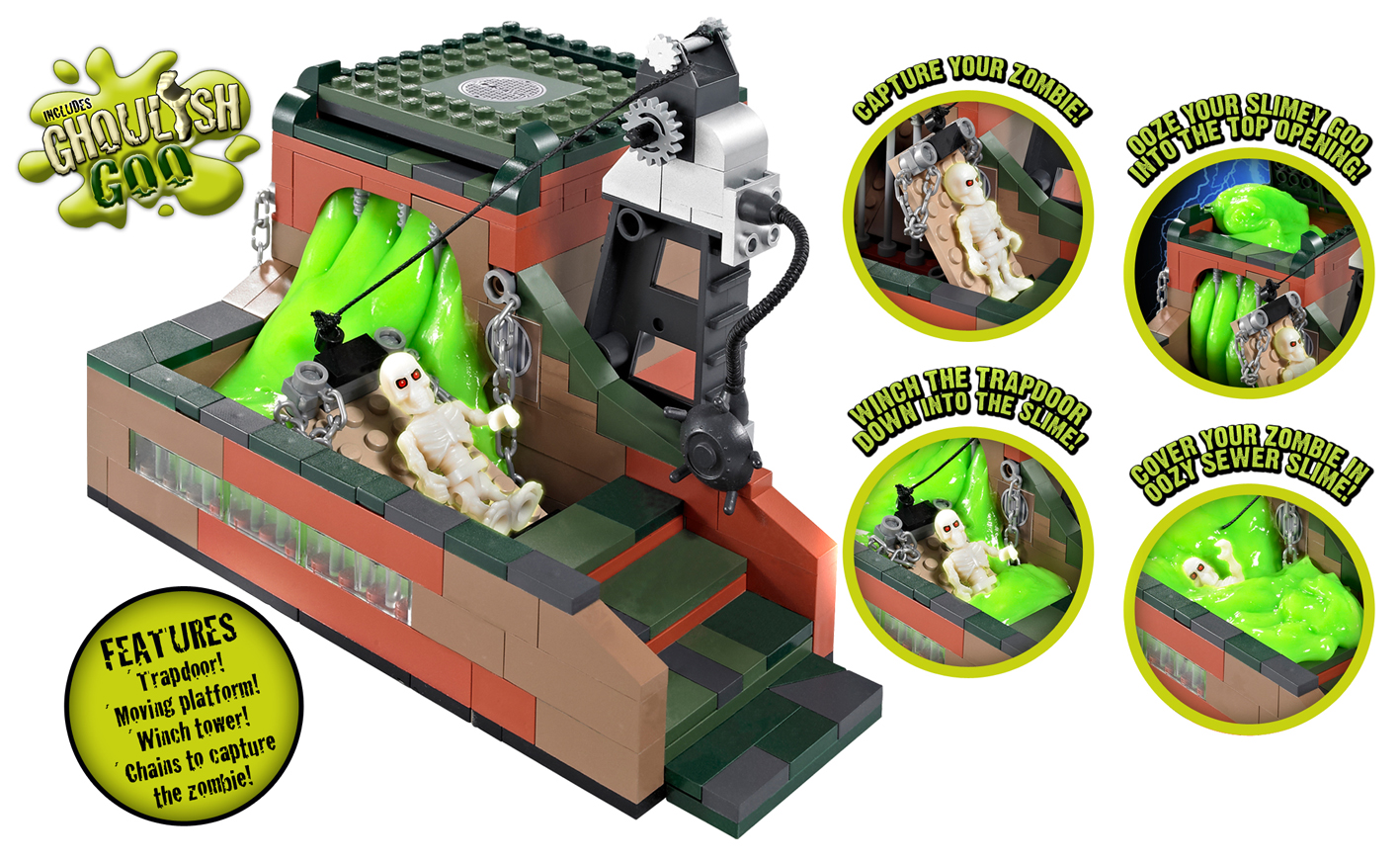 Character Building Mvz Sewer Of Horror Playset