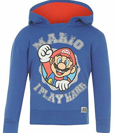 Character Kids Over The Head Hoody Boys Navy 7-8 Yrs