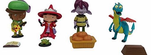 Character Options Mike The Knight 4 Figure Pack - EVIE, FERNANDO, SQUIRT, TROLLEE - With Acccessories