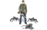 Character Options Primeval - 5` Steve Hart With 3 Giant Arachnids