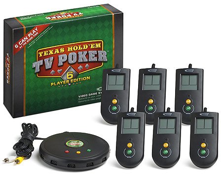 Texas HoldEm TV Poker - 6 Player Edition Video Game System