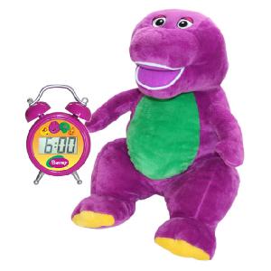Wake Me Up Barney With Talking Clock