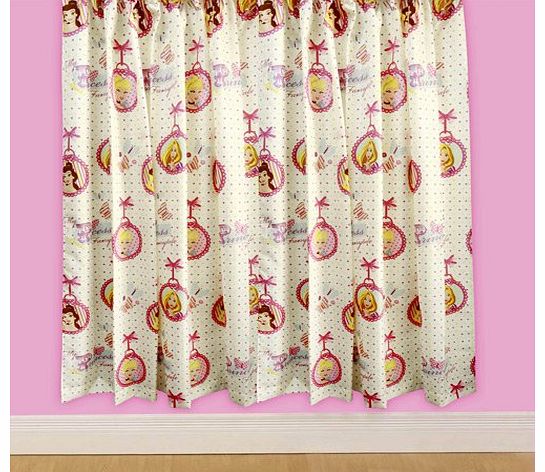 Character World 72-inch Disney Princess Locket Curtains