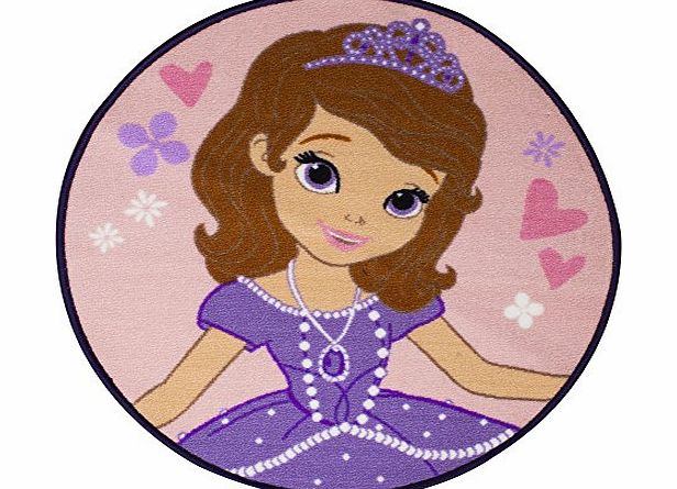 Character World  Disney Sofia the First Academy Shaped Rug