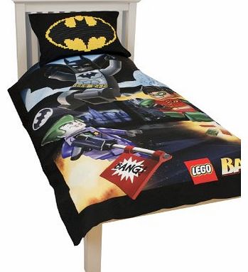 Character World Lego Batman Bang Single Panel Duvet Set