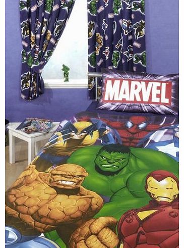 Marvel Heroes Curtains 66``x 72``