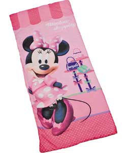 Character World Minnie Mouse Single Sleeping Bag