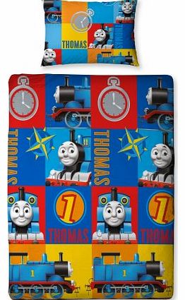 Thomas and Friends Power Single Rotary Duvet Set, Multi-Color