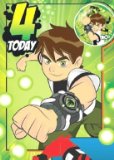 Ben 10 4 Today Birthday Card and Badge