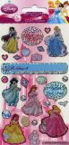 Characters 4 Kids Disney Princess Stickers - 26 Re-usable Glitter Stickers - Party Bag Size