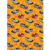 Hot Wheels Wrapping Paper x 2 and Tags x 2 - Gift Wrap Pack