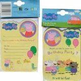 Characters 4 Kids Peppa Pig Party Invitations