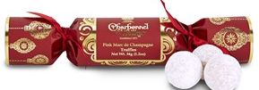 Charbonnel et Walker Christmas cracker with pink Marc de Champagne