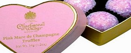 Charbonnel et Walker Mini Pink Heart Champagne