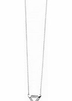 Charles Conrad Ladies Pave Triangle Necklace