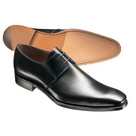 Black London Longer Last Calf Leather Derby Shoes