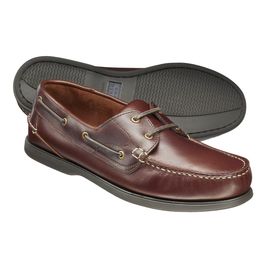 Brown Claremont Leather Boat Shoes