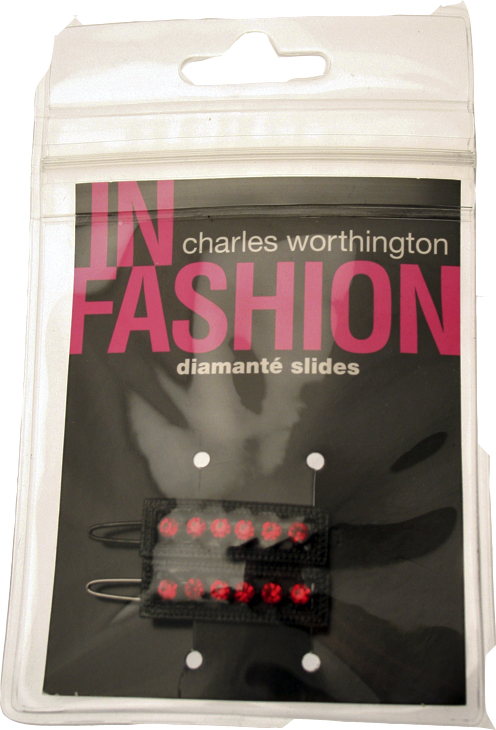 Charles Worthington Diamante Slides (pair)