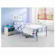 Charlie Single Bed, Silver