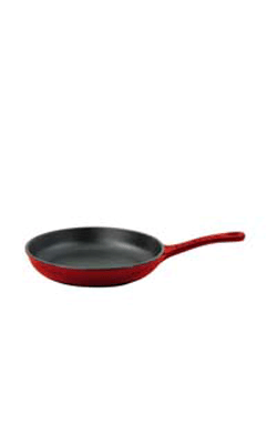 chasseur Skillet  cast handle  20cm - Chilli Red