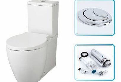 Cheapsuites Series 200 Close Coupled Toilet Pan