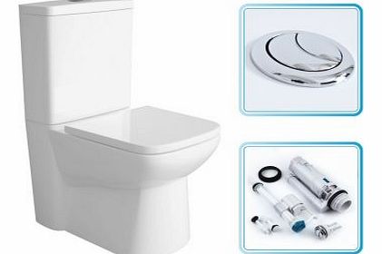 Cheapsuites Trapene Compact Flush to Wall Toilet