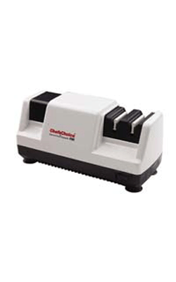 Chef`s Choice Three stage sharpener  Model 110  This electric sharpener has 100 diamond abrasives to