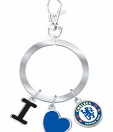 Chelsea Accessories  Chelsea FC I Heart Bag Charm