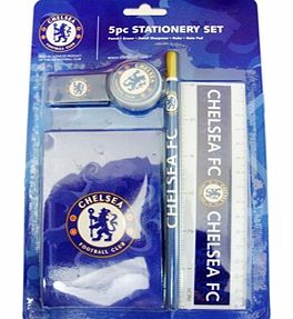 Chelsea Accessories  Chelsea FC Stationery Set 5 Pack
