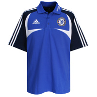 Chelsea Adidas 07-08 Chelsea Polo Shirt (Blue)