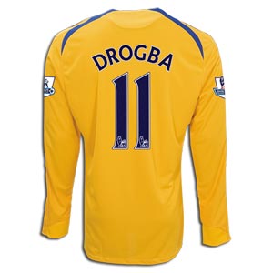 Chelsea Adidas 08-09 Chelsea L/S 3rd (Drogba 11) CL