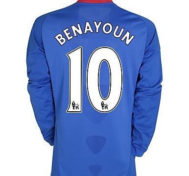 Chelsea Adidas 2010-11 Chelsea Long Sleeve Home Shirt (Benayoun