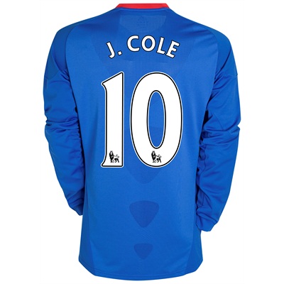 Adidas 2010-11 Chelsea Long Sleeve Home Shirt (J.Cole 10)