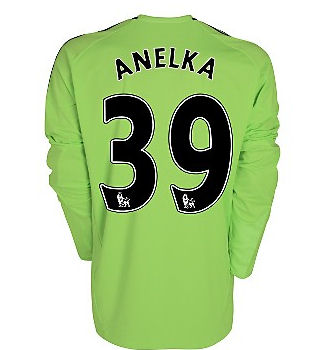 Chelsea Adidas 2010-11 Chelsea Long Sleeve Third Shirt (Anelka