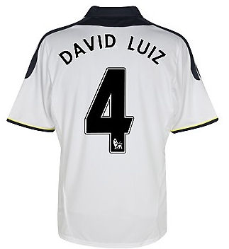 Chelsea Adidas 2011-12 Chelsea Third Shirt (David Luiz 4)