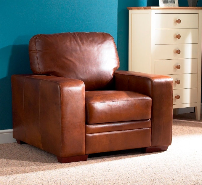 Aniline Leather Armchair