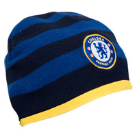 Chelsea Away Kit Beanie - Blue/Yellow.