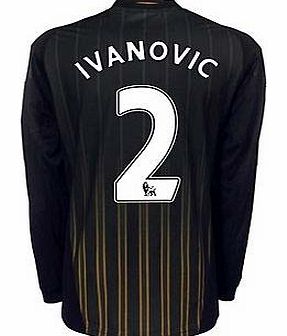 Adidas 2010-11 Chelsea Long Sleeve Away Shirt (Ivanovic