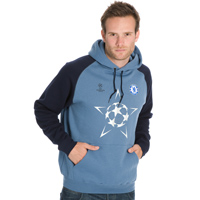 Chelsea Champions League Hooded Top - Blue/Navy.