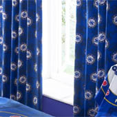 Chelsea Crest Curtains (72 Inch).