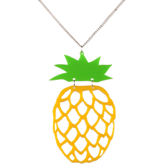 Kitsch Pineapple Necklace from Chelsea Doll
