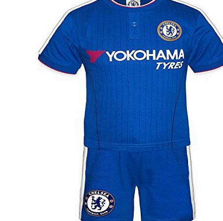 Chelsea F.C. Chelsea FC Official Football Gift Boys Kids Kit Pyjamas 8-9 Years