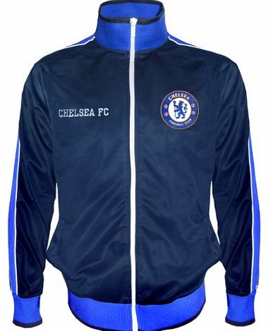 Chelsea F.C. Chelsea FC Official Football Gift Boys Retro Track Top Jacket 10-11 Years LB